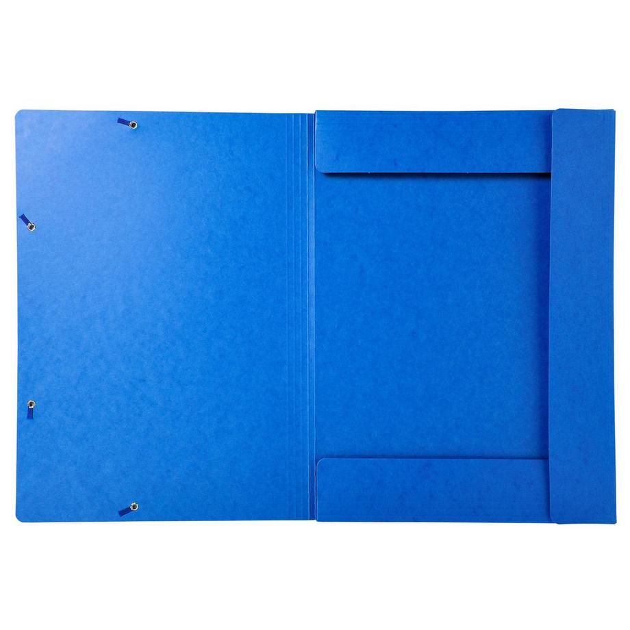 Exacompta Chemise à élastique 3 rabats carte lustrée 600gm2 - A3 - x 10  