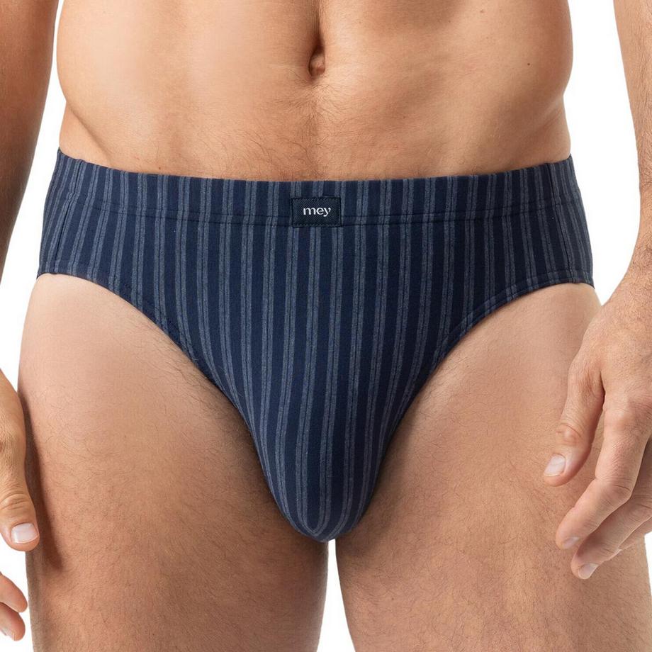 mey Slip Midi Rayures Denim Lot de 3  