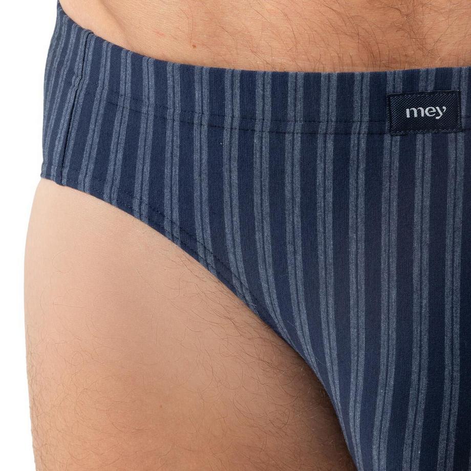 mey Slip Midi Rayures Denim Lot de 3  