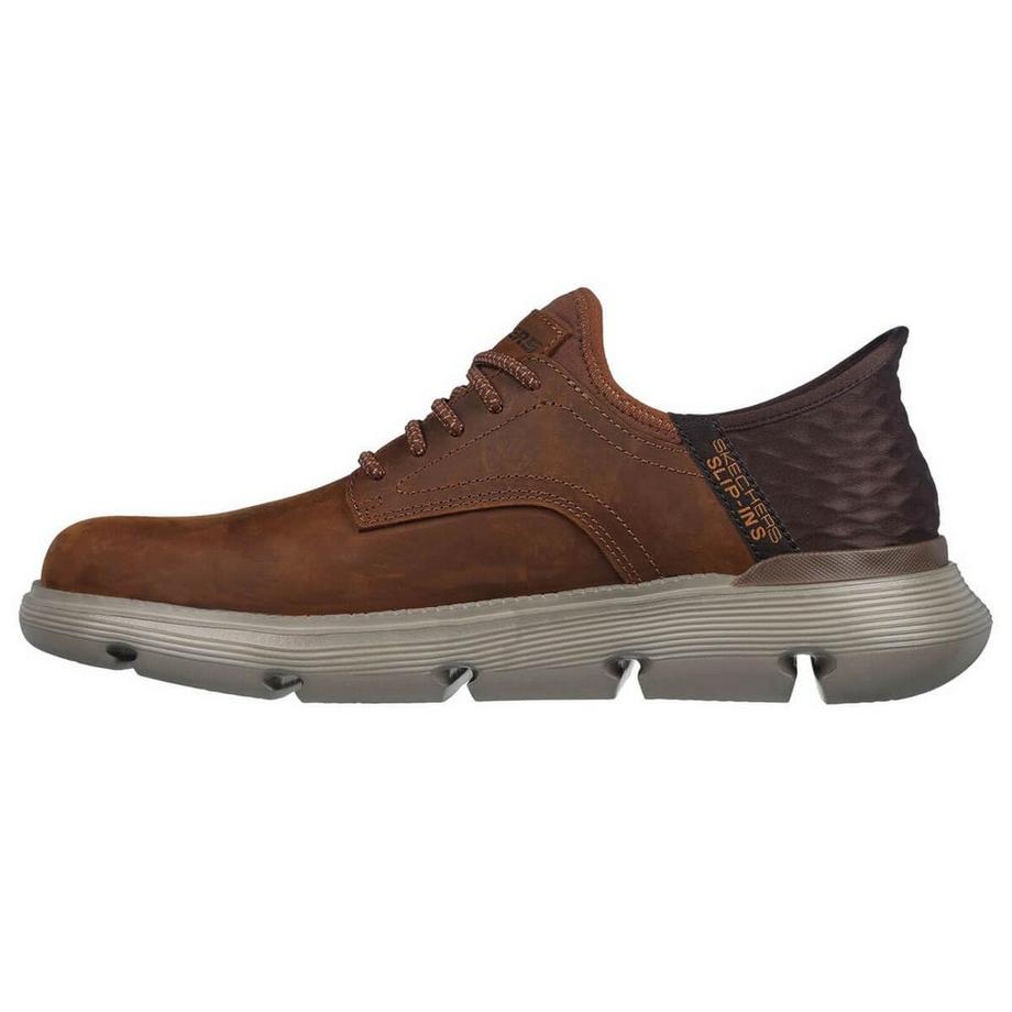 SKECHERS Chaussures Oxford Garza Gervin en Cuir  