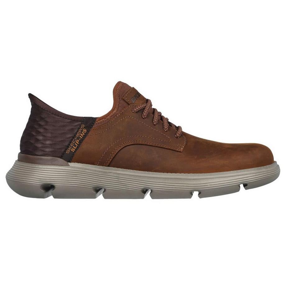 SKECHERS Chaussures Oxford Garza Gervin en Cuir  