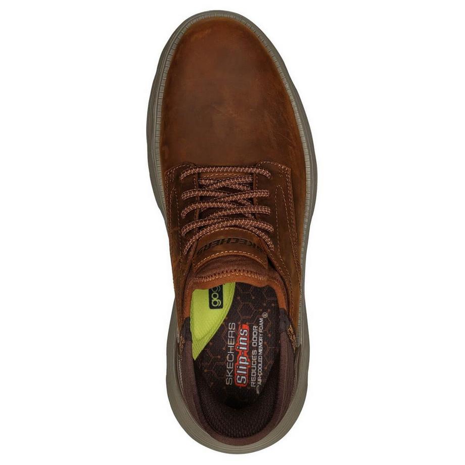SKECHERS Chaussures Oxford Garza Gervin en Cuir  