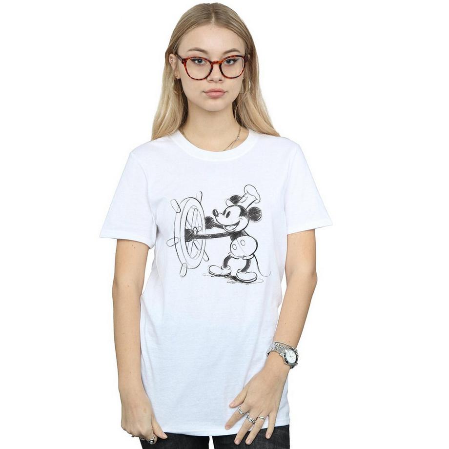 Disney Mickey Mouse Steamboat Willie T-Shirt  
