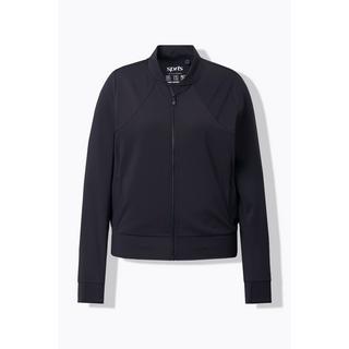 Ulla Popken Giacca funzionale in felpa Collo college Foro per il pollice Riciclato  