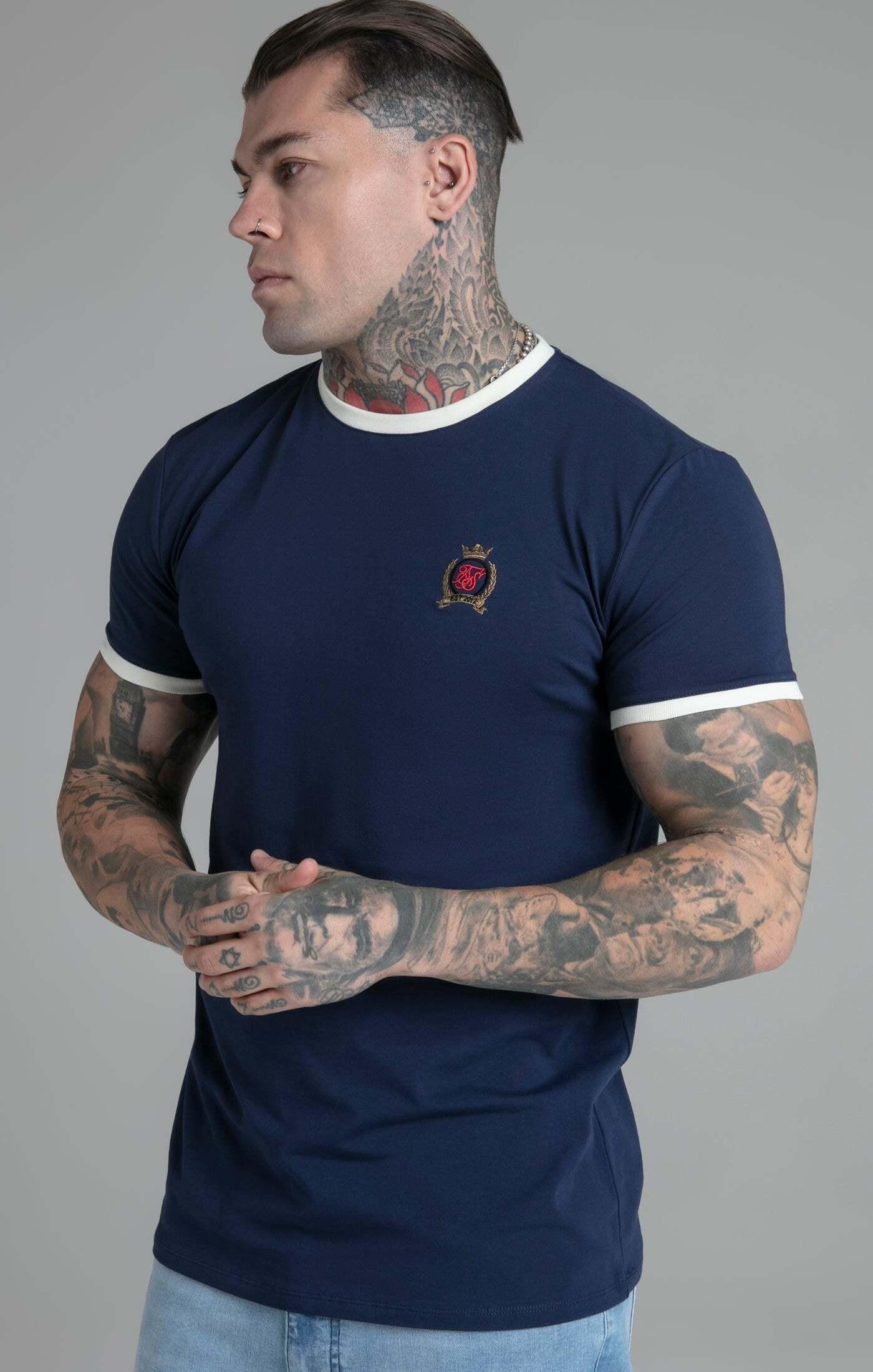 Sik Silk  T-Shirts Crest T-Shirt 