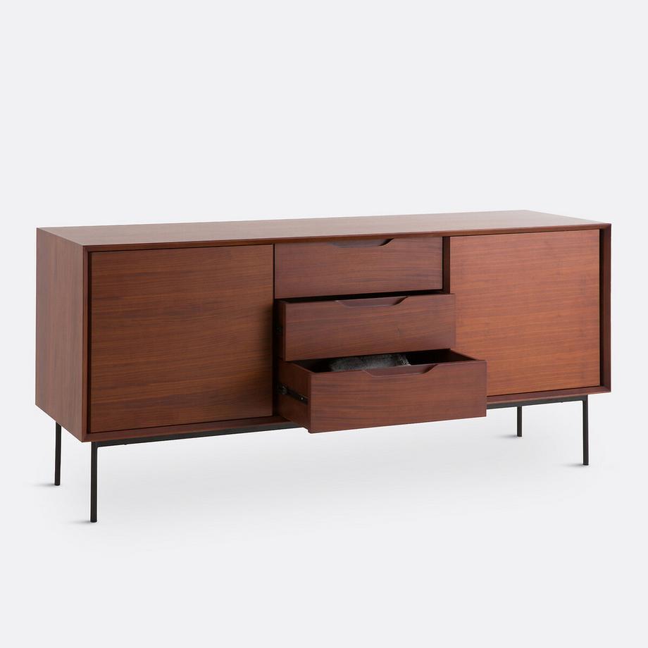 La Redoute Intérieurs Buffet en plaqué noyer  