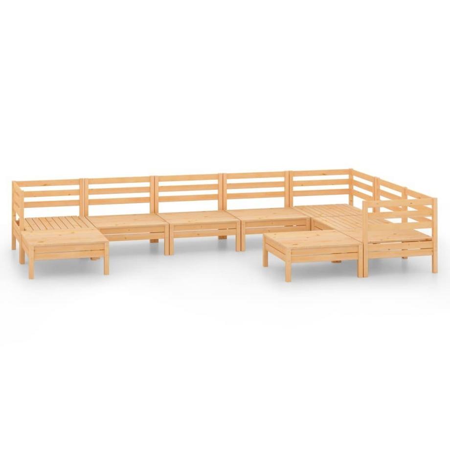 Ensemble de salon de jardin bois