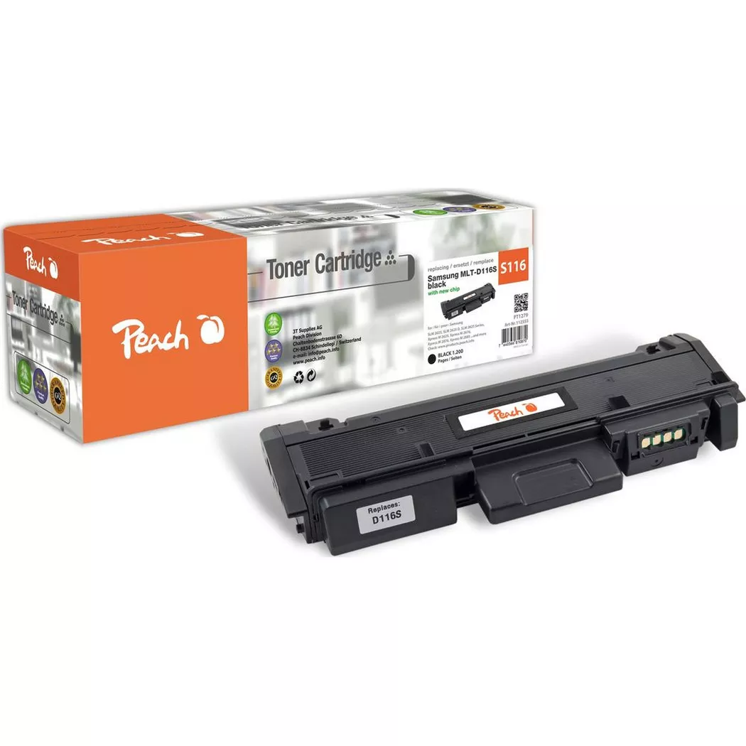 Peach – Toner Samsung MLT/D116S Black, One Size