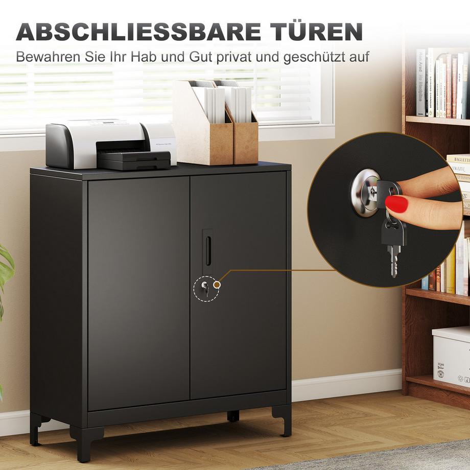HOMCOM Metallschrank  