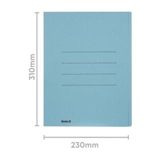 Biella Einlagemappe A4 240 gm² 100 Stück, Blau, für 90 Blatt  