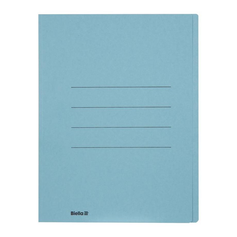 Einlagemappe A4 240 gm² 100 Stück, Blau, für 90 Blatt