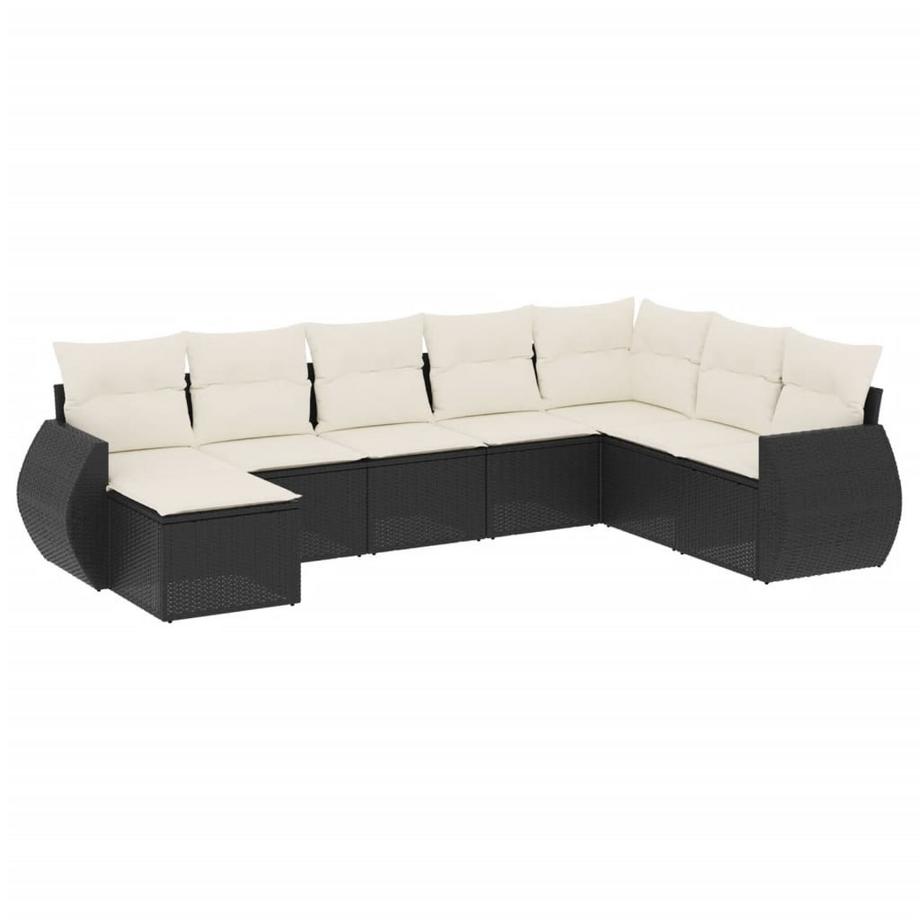 set divano da giardino Polirattan