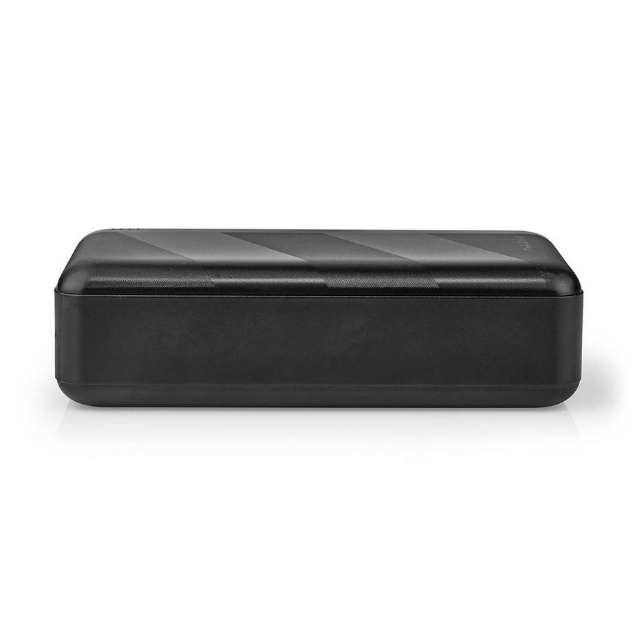 Nedis  Powerbank | 32000 MAH | 2.4 / 3.0 / 3.25 A | Nombre de sorties: 2 | Connexion de sortie: 1x USB-A / 1x USB-C ™ | Connexion d'entrée: 1x micro USB / 1x USB-C ™ | PD3.0 45W / PD3.0 65W | Polymère au lithium 