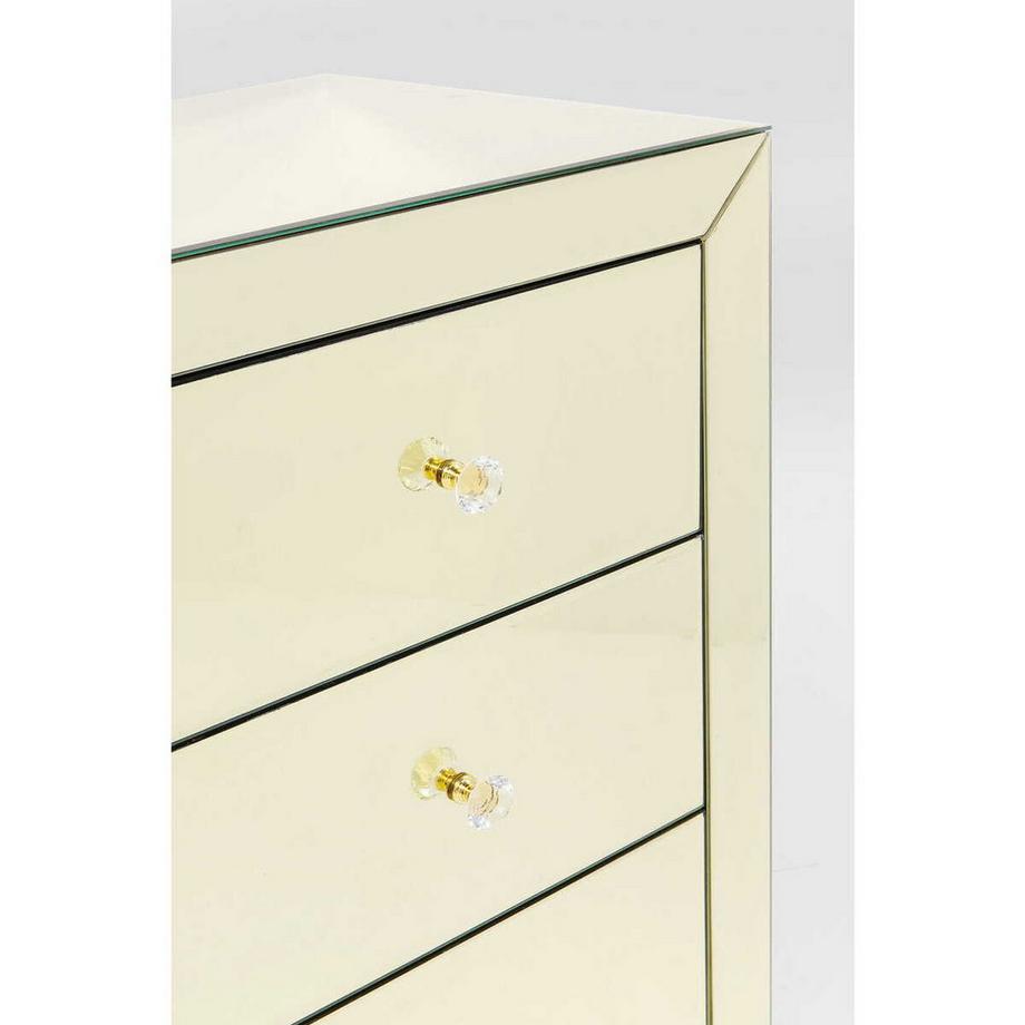 KARE Design Cassettiera di lusso Champagne a 3 cassetti  