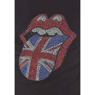 The Rolling Stones T-Shirt Classica con Stampa Lingua Union Jack  