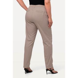 Ulla Popken  Chino Rena, teilelastischer Bund, konisches Bein 