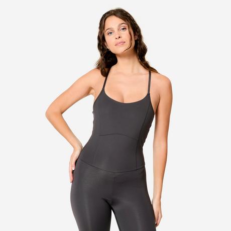 DECATHLON  Tuta intera donna fitness traspirante poliammide 