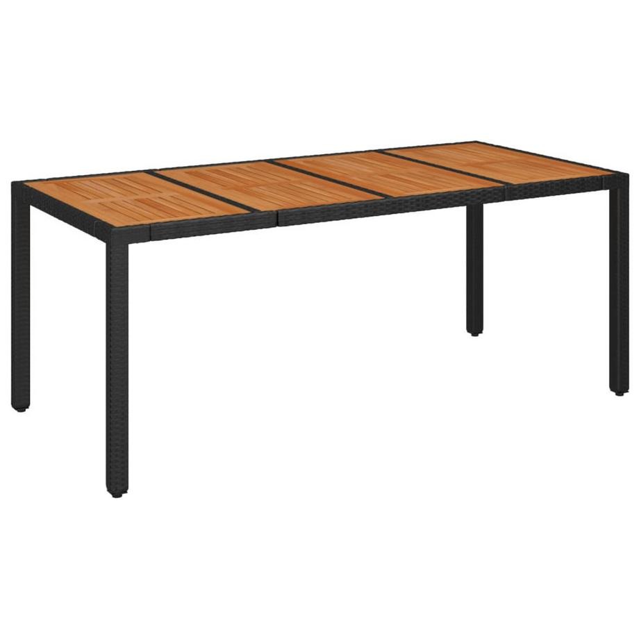 VidaXL Ensemble de salle à manger de jardin rotin synthétique  