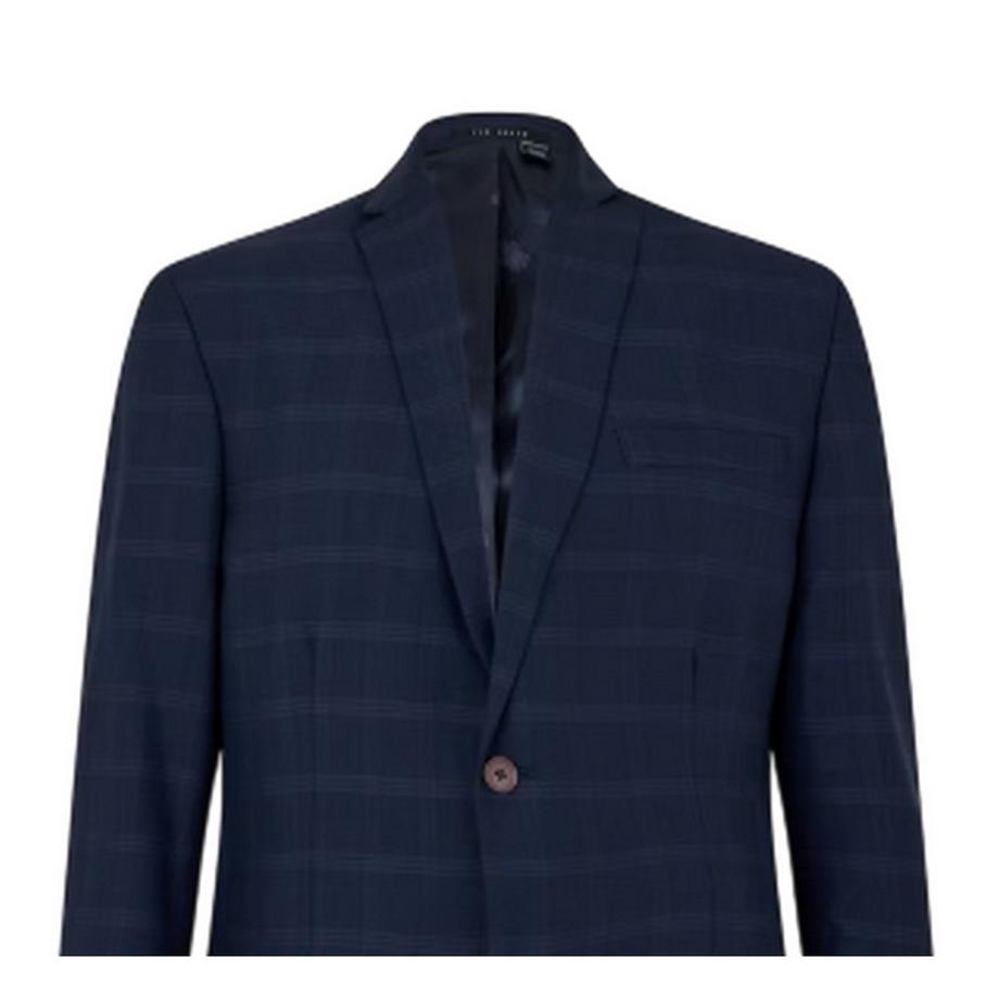 TED BAKER  Veste De Costume Motiftyle Motif Écossais Rust 