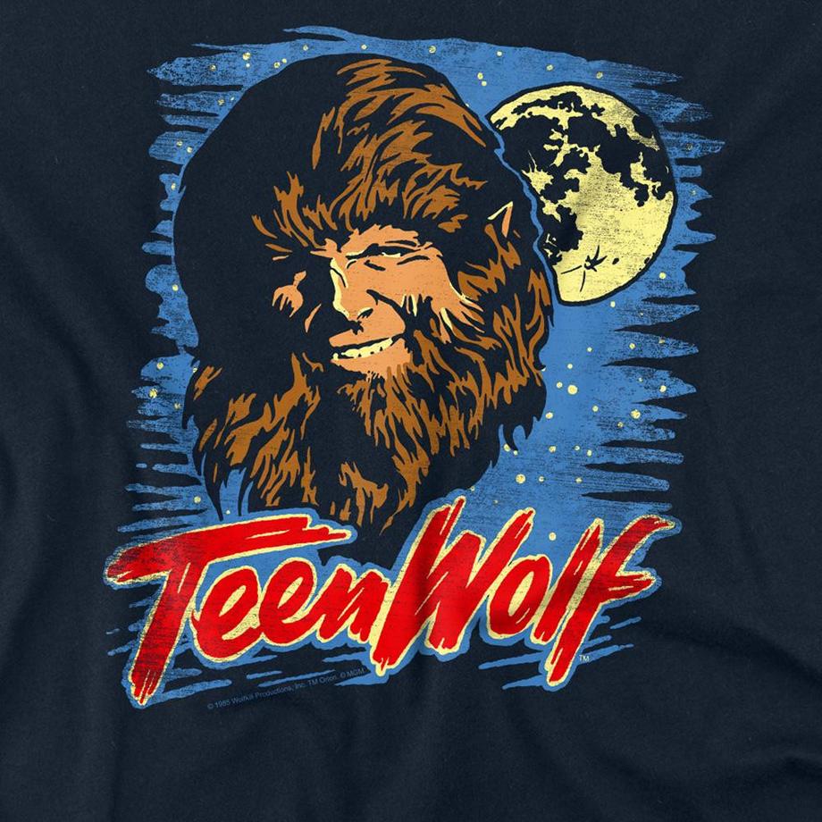 Teen Wolf  Maglietta Luna Manica Lunga 