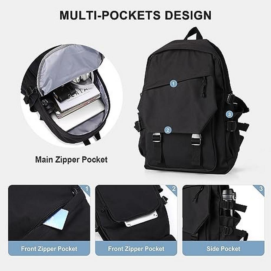 Only-bags.store Leichter Casual College Laptop Rucksack Wasserfester Reise Rucksack  