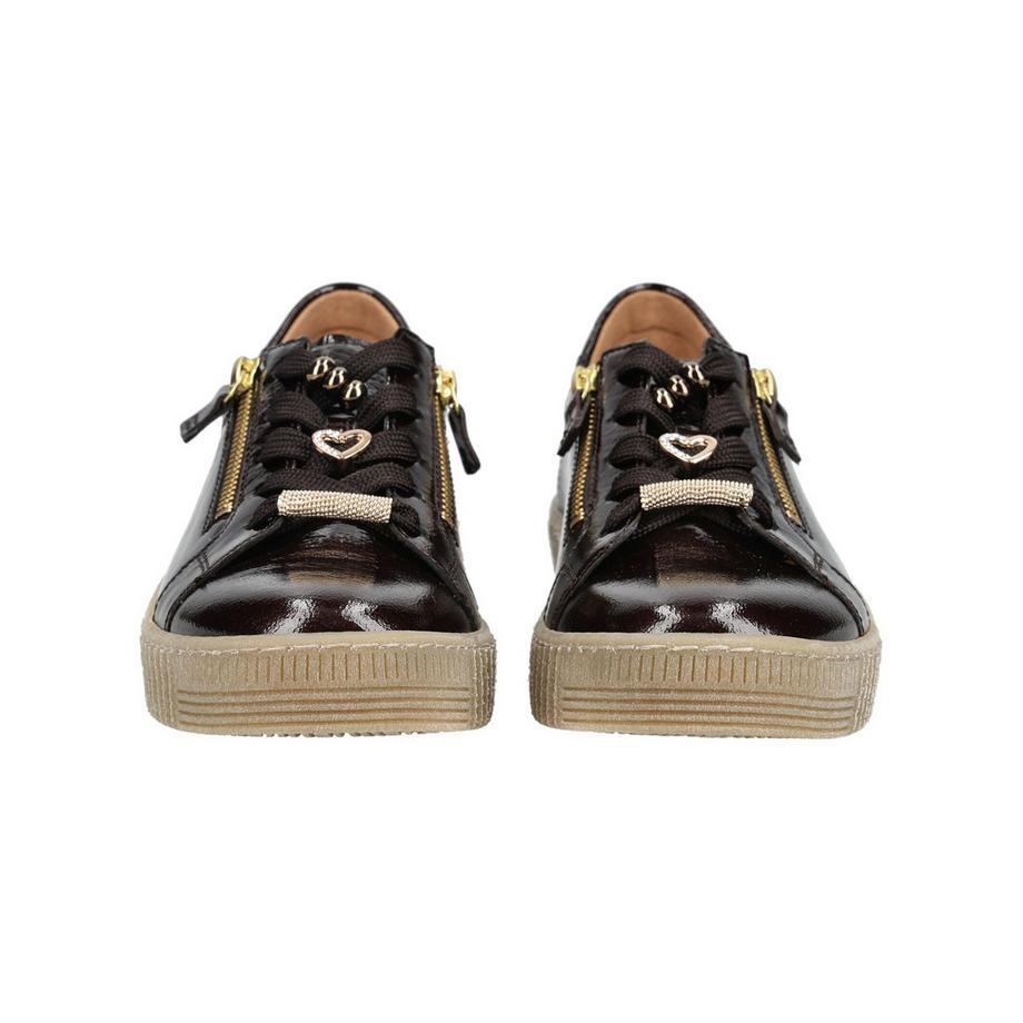 Gabor Sneaker con zeppa e zip laterale con dettaglio a cuore  