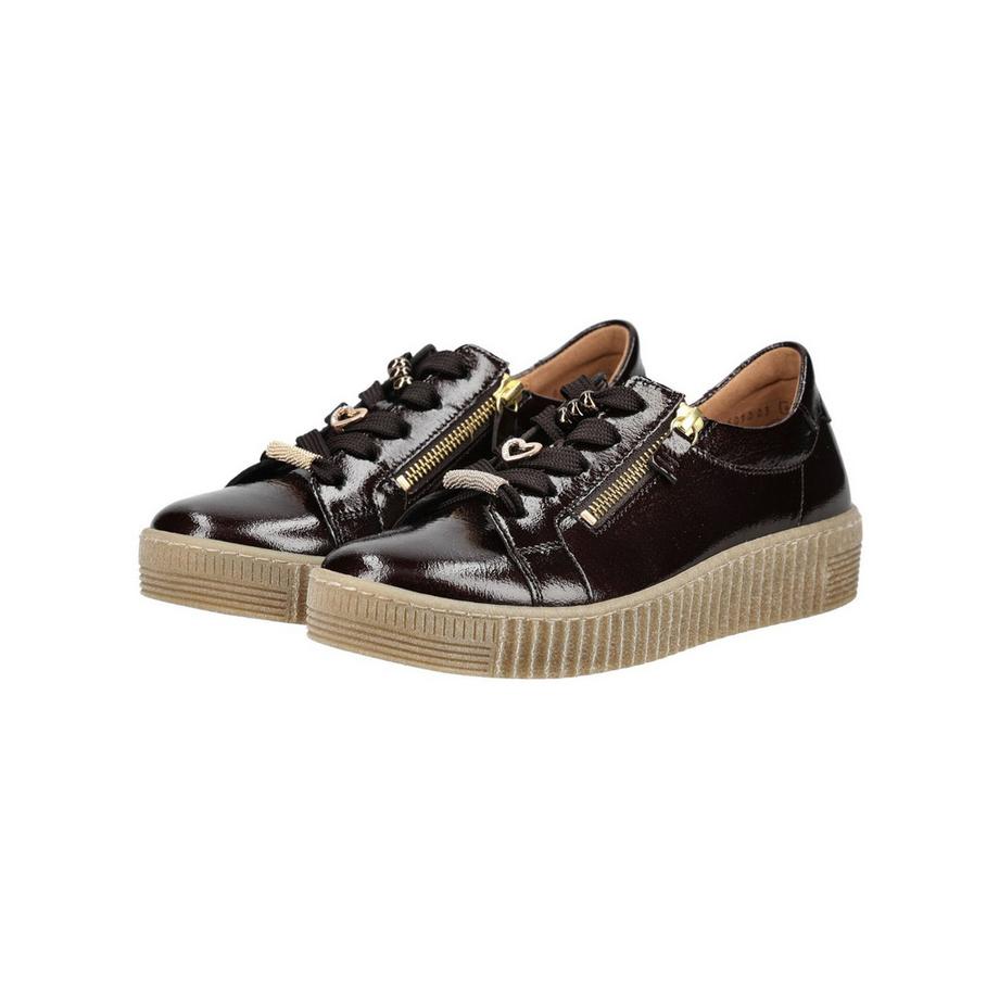 Gabor Sneaker con zeppa e zip laterale con dettaglio a cuore  