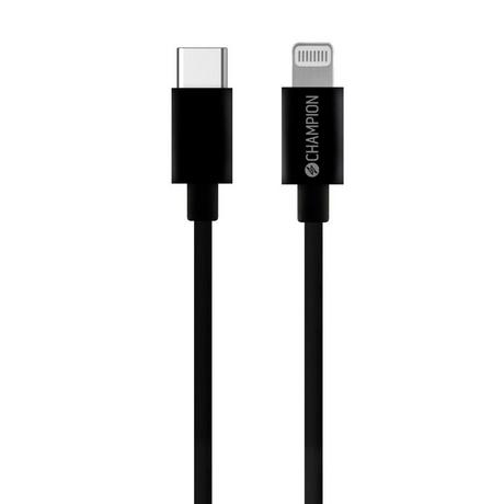 Champion  Cavo da USB-C a Lightning Nero 
