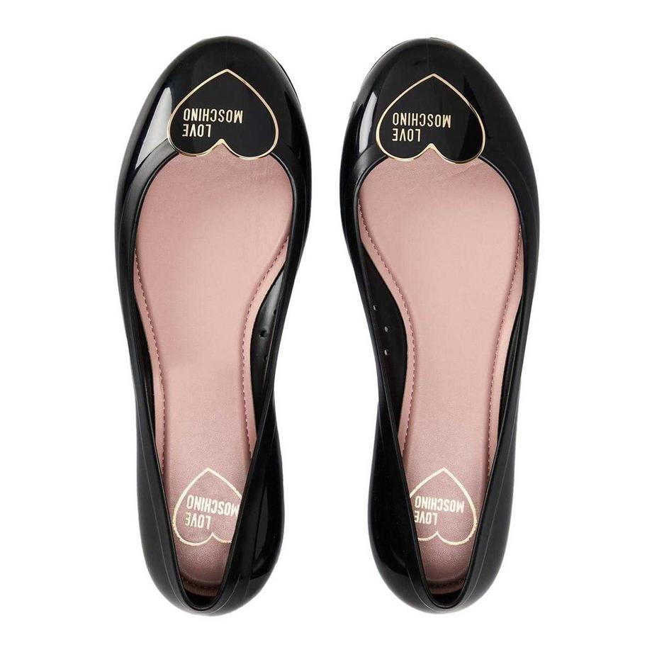LOVE MOSCHINO Ballerinas mit Herz Logo  