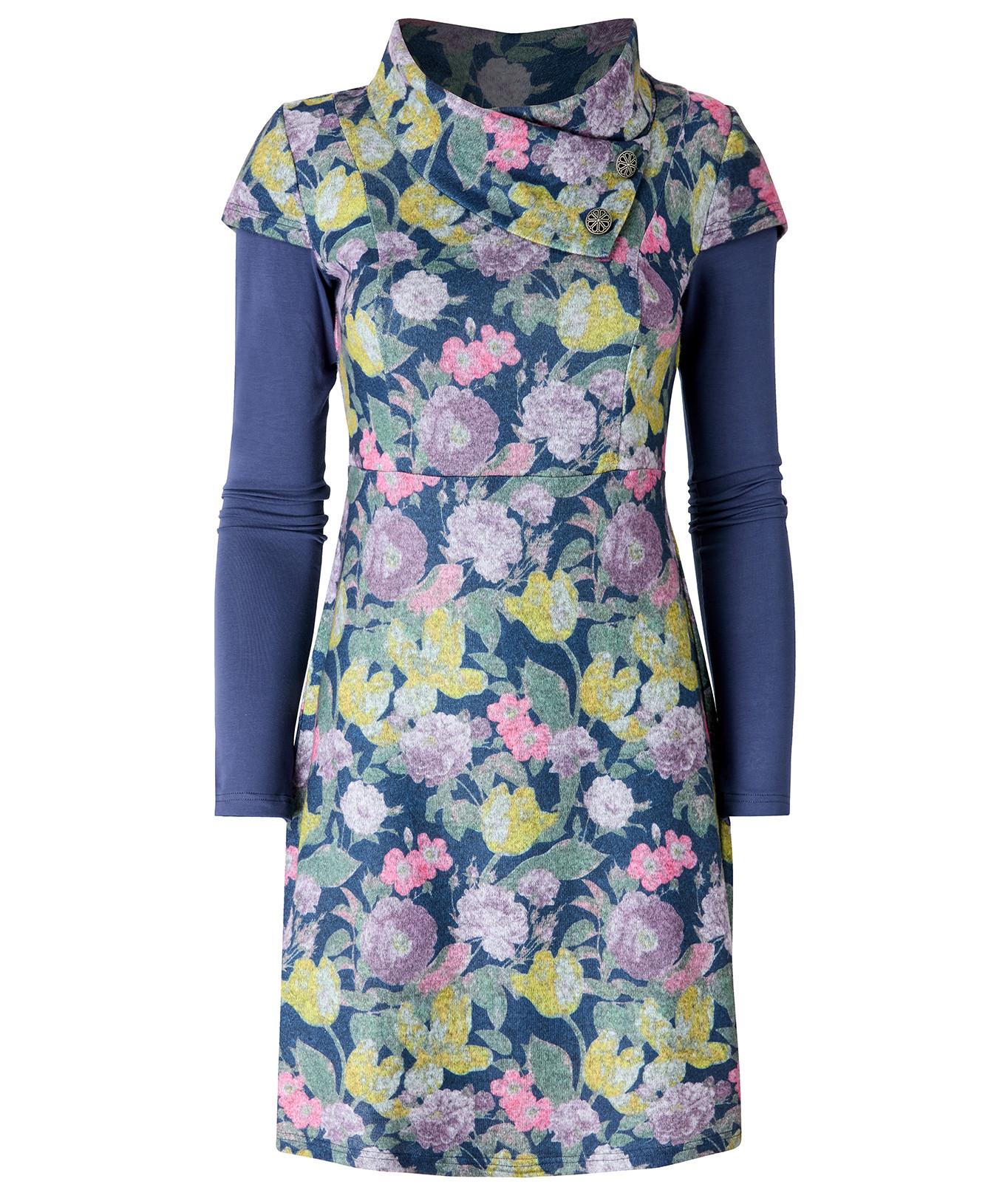 Joe Browns Tunica Jacquard Stampa Floreale Effetto Stratificato Collo Alto  