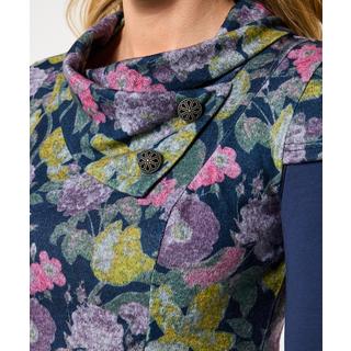 Joe Browns Tunica Jacquard Stampa Floreale Effetto Stratificato Collo Alto  