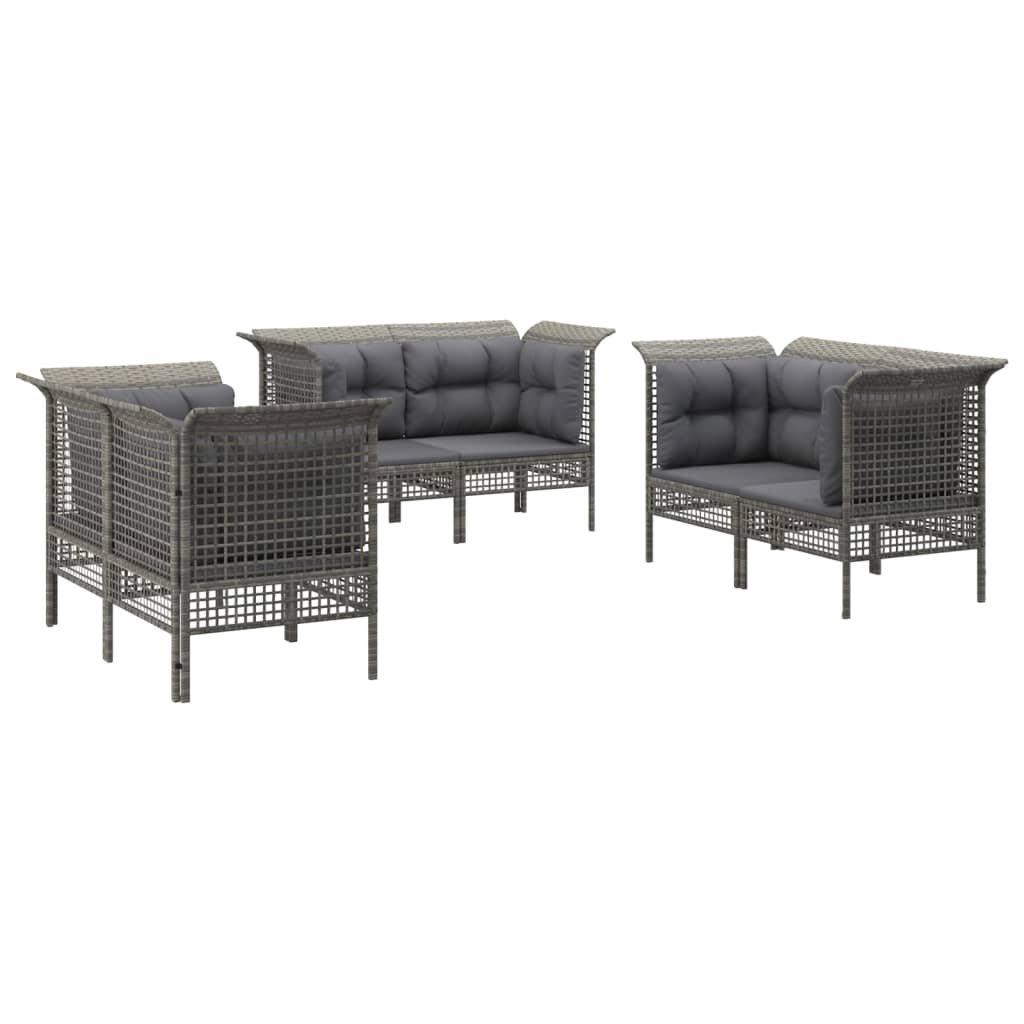 VidaXL Garten lounge set poly-rattan  