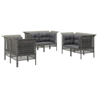 VidaXL Garten lounge set poly-rattan  