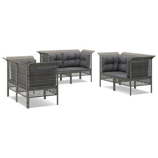 VidaXL Garten lounge set poly-rattan  