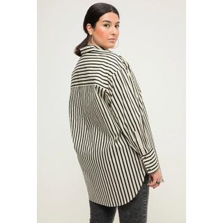 Studio Untold Chemisier oversized rayé à manches longues  