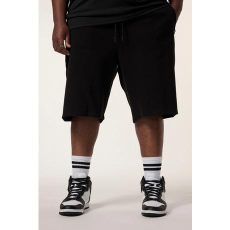 Sthuge Sweatshorts Baggy Fit Struktur-Sweat Elastikbund  