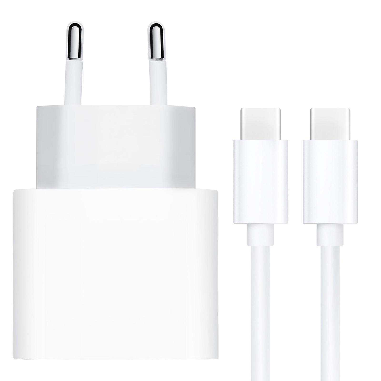 Apple  Chargeur Apple USB-C + Câble USB-C 2m 