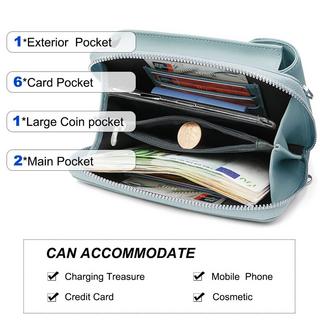 Only-bags.store Handy Umhängetasche mit Geldbörse PU Leder  