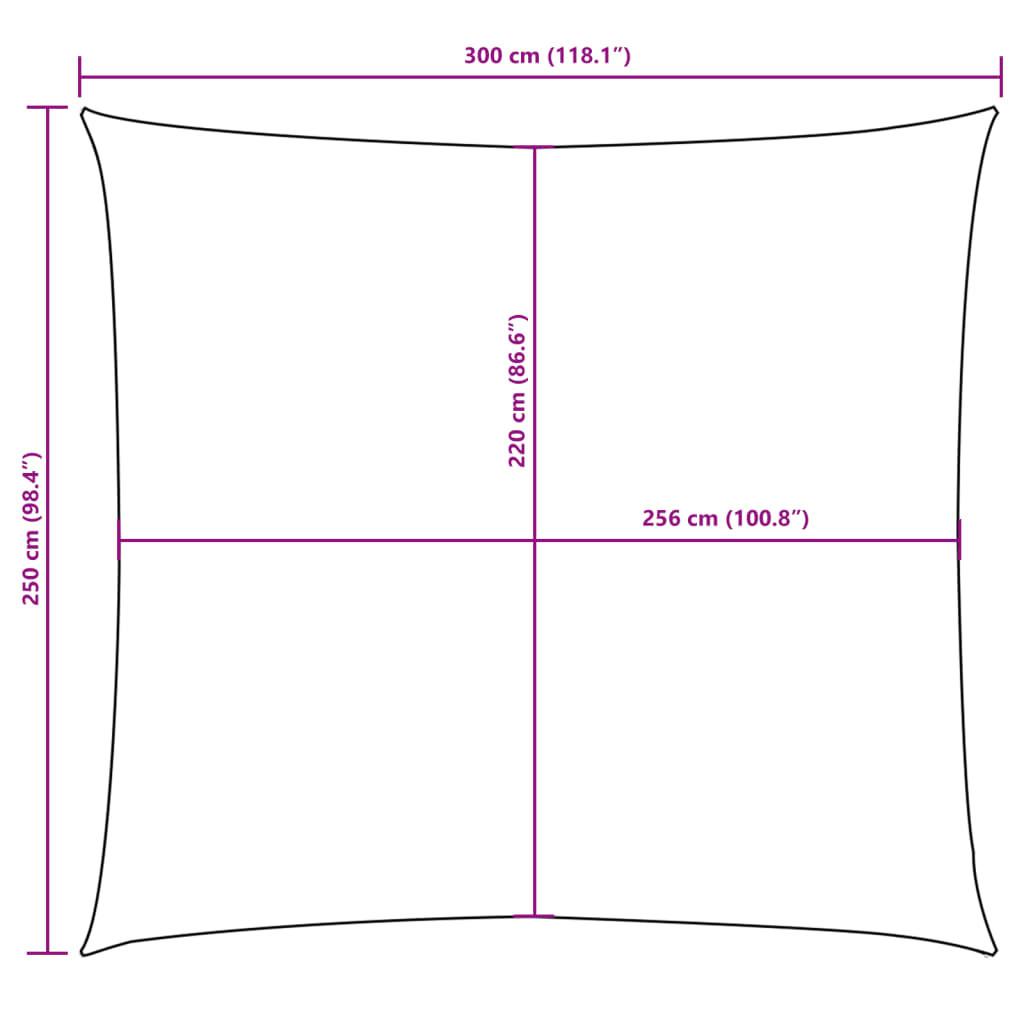 VidaXL Voile solaire  