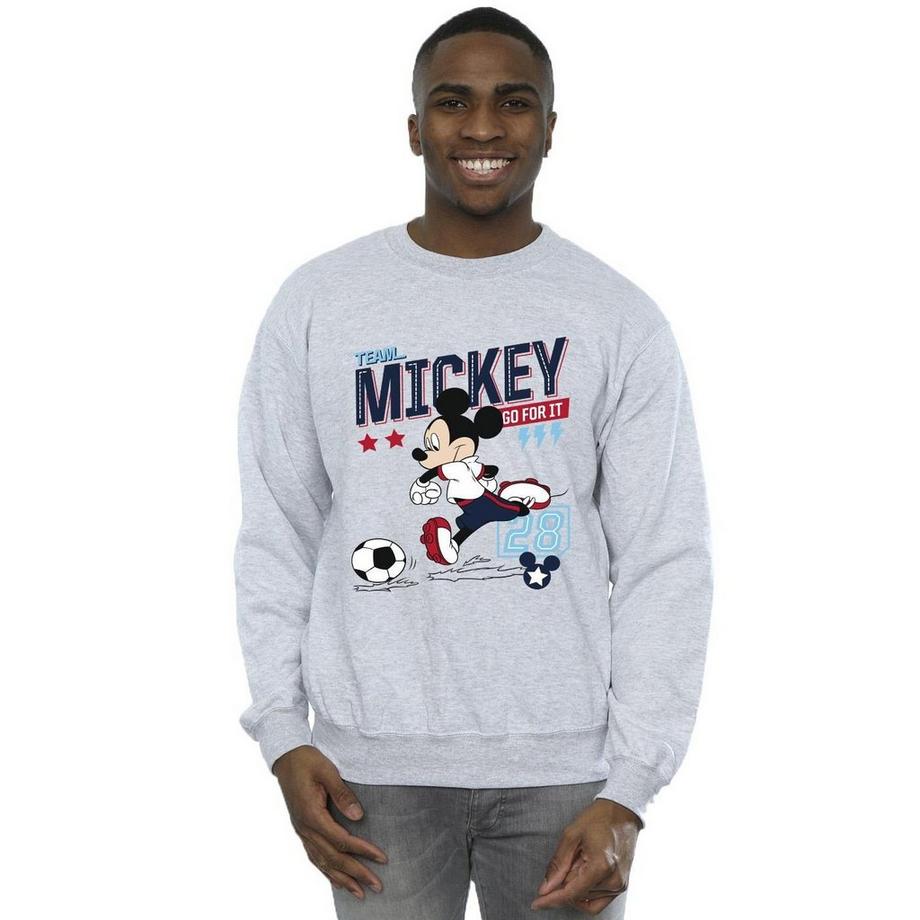 Disney Team Mickey Football Sweatshirt  