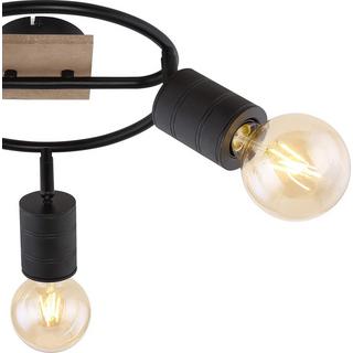 mutoni Spot Josella bois brun foncé 3xE27  