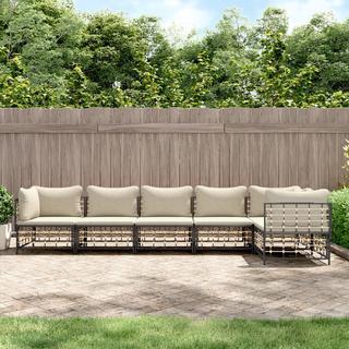 VidaXL Garten lounge set poly-rattan  