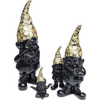 KARE Design Statuetta decorativa nano in piedi oro nero 30  