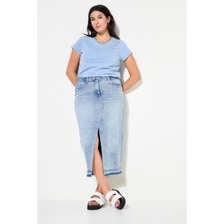 Studio Untold Gonna di jeans A-Line 5 tasche con spacco sul davanti  