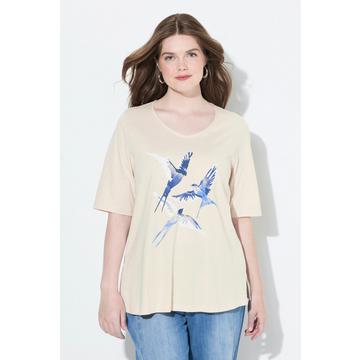 T-Shirt, Schwalben, Classic, V-Ausschnitt, Halbarm