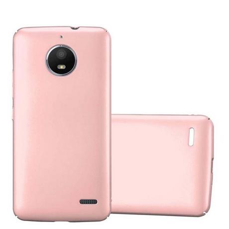 Cadorabo  Housse compatible avec Motorola MOTO E4 - Hard Case Coque de protection d'aspect métallique contre les rayures et les chocs 