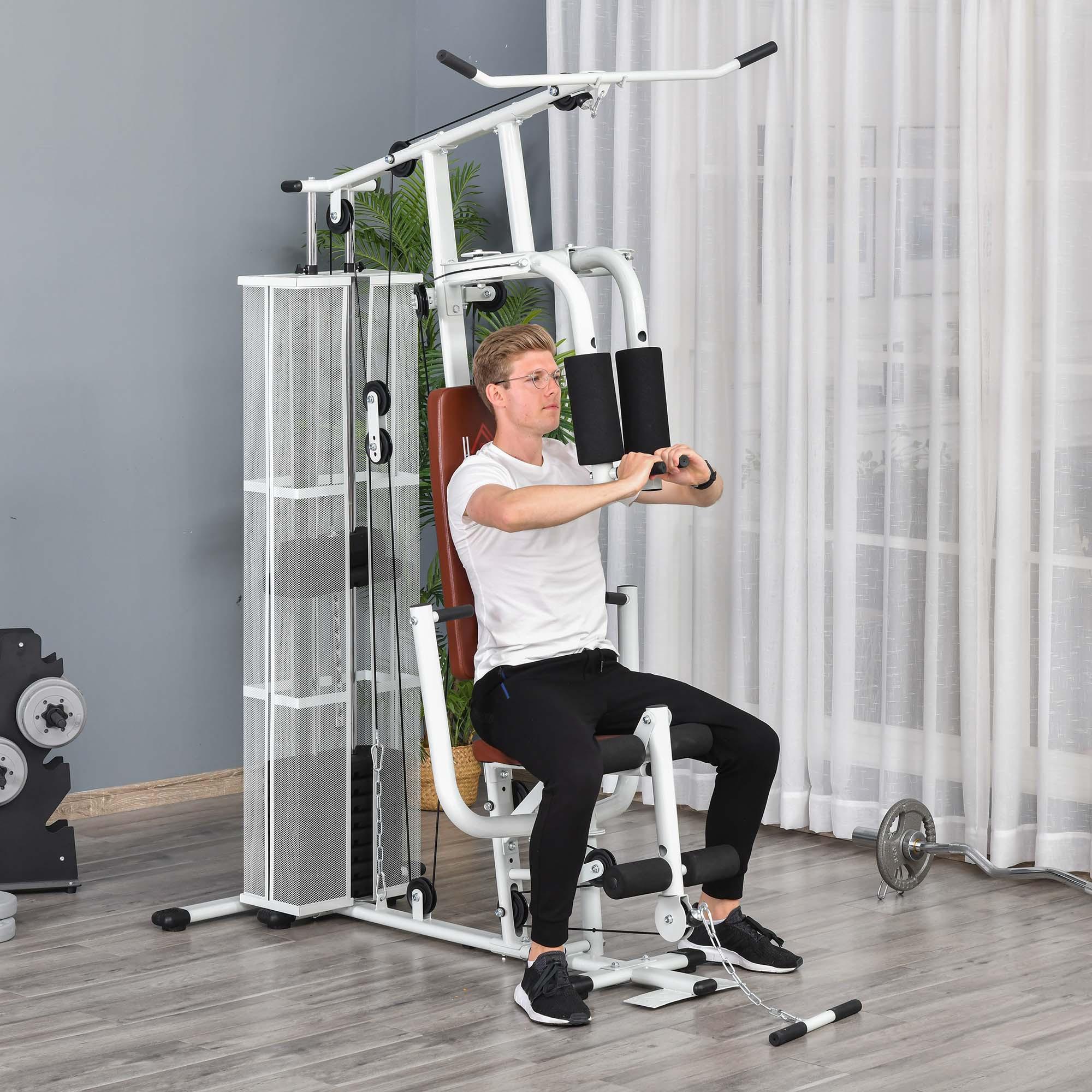 HOMCOM  Salle de sport multi-gym 