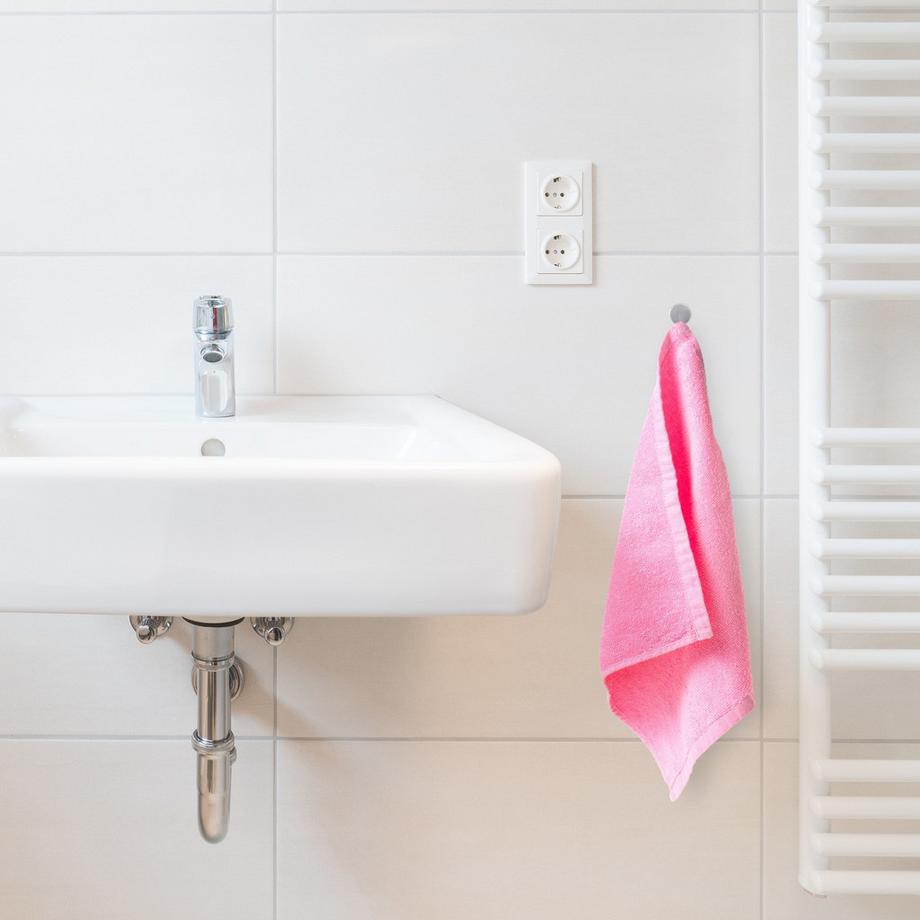 B2X Set mit 24 selbstklebenden Edelstahlhaken  