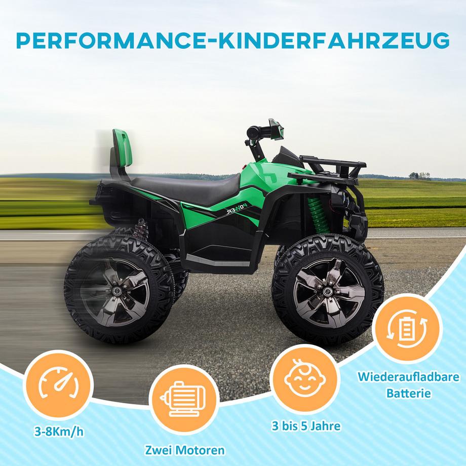 HOMCOM  Kinder Elektro-Quad Miniquad 
