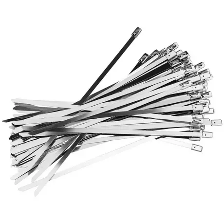 eStore 100x serre-câbles, acier inoxydable - 25 cm
